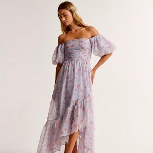 Abercrombie Emerson Off-The-Shoulder Drama Maxi Dress Abercrombie & Fitch Size M